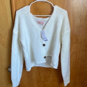 Cute new with tags white cardigan sweater from urban outfitters